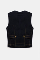 Peploum Nadia Blouse In Cotton