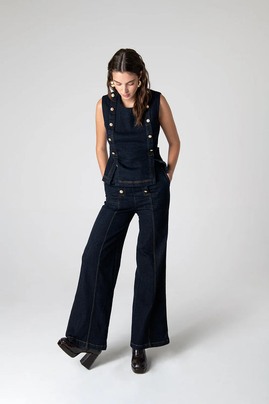 Peploum Nadia Pants In Cotton