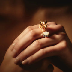 Piayuli Elephant Collection Dumbo Ring