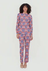 Eloshé Crop Pantolon with Special Pattern REBMSM101