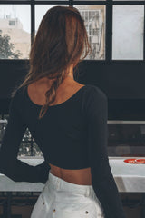 IAMLOVEIN Black' Bat Sleeve Blouse