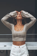 IAMLOVEIN Candy In Cup' Bat Sleeve Blouse