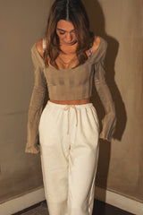 IAMLOVEIN White' Sweatpants