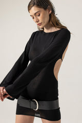 ROTCO Delias Siyah Mini Elbise