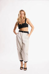 RAMMÈ Raider Pant With Off - White Fur