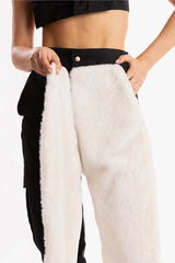 RAMMÈ Raider Pant With Off - White Fur