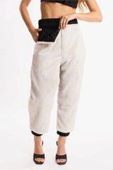 RAMMÈ Raider Pant With Off - White Fur