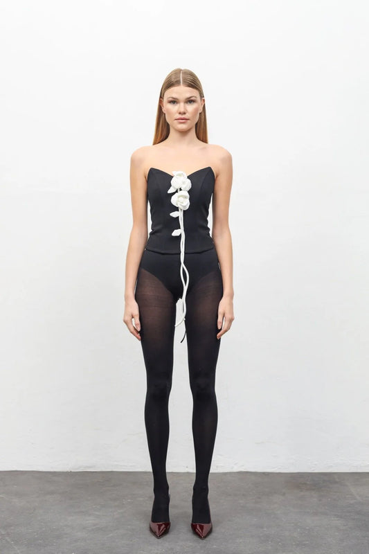 RAN Official White Rose Corset