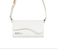 Rotco Dominion Beyaz Telefon Çantası Vegan