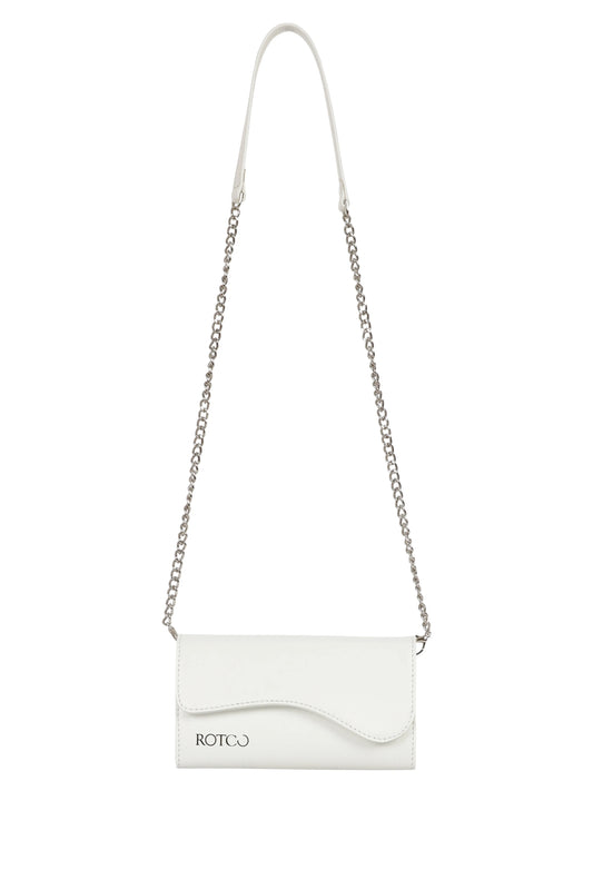 Rotco Dominion Beyaz Telefon Çantası Vegan