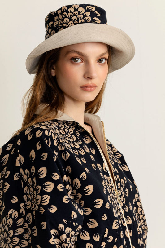 Ventotto Sara Çift Taraflı Balıkçı Şapkası