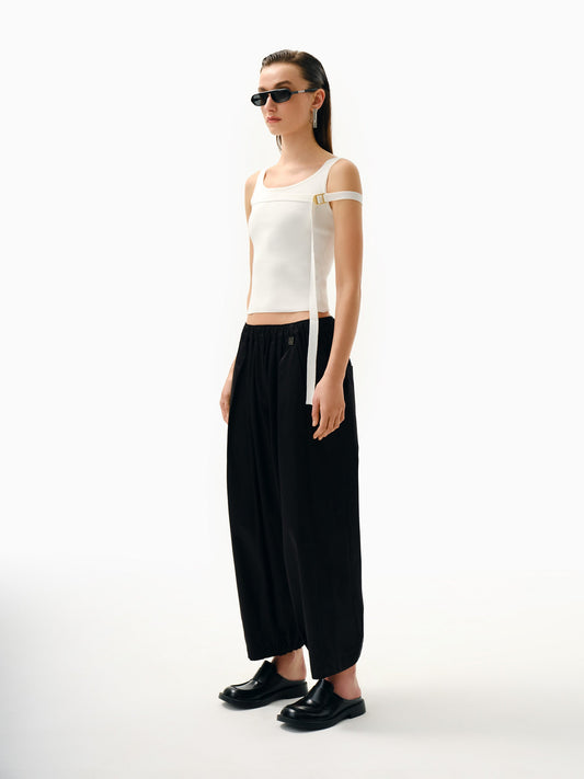 Knitology KNTLGY Sleeveless Asymmetric Bluz