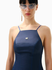 Knitology KNTLGY Askılı Organik Pamuklu Maksi Elbise