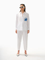 Knitology KNTLGY Helenik Parmak İzli Gömlek