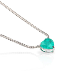 Soo Silky Light Turquoise Gleam Necklace SOOSSLK001PARAIBA