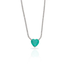 Soo Silky Light Turquoise Gleam Necklace SOOSSLK001PARAIBA