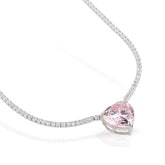 Soo Silky Blush Pink Gleam Collection Necklace SOOSSLK001 PNK