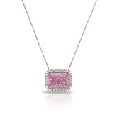 Soo Silky Blush Pink Gleam Collection Necklace SOOSSLKG002 PNK