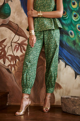 Sadie and Dione Mihrimah Trouser in Poppy Green