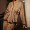 Sadie and Dione Charlotte Kimono Co-Ord in Eden Gold