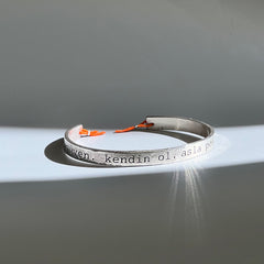 Mey Atelier That's Your Motto – Silver Bracelet