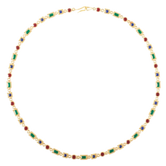 Maison Lygos Irene Enamel Necklace