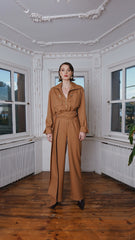 Two's Touch Lyra Jumpsuit Beige