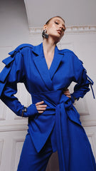 Two's Touch Ola Suit Sax Blue