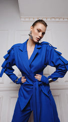 Two's Touch Ola Suit Sax Blue