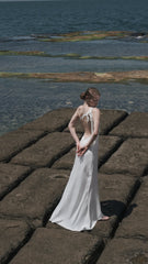 Two's Touch Eleanor Dress White