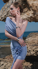 Two's Touch Iris Dress Blue