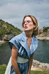 Two's Touch Aria Jumpsuit Blue