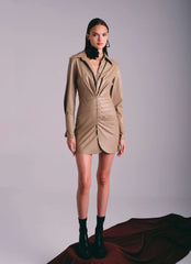 Two's Touch Hera Leather Dress (Limited Edition)