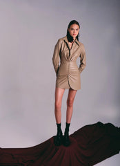 Two's Touch Hera Leather Dress (Limited Edition)