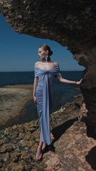 Two's Touch Vivien Dress Blue