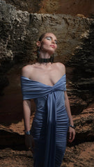 Two's Touch Vivien Dress Blue