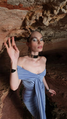 Two's Touch Vivien Dress Blue