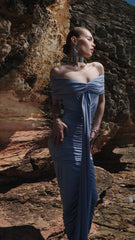 Two's Touch Vivien Dress Blue