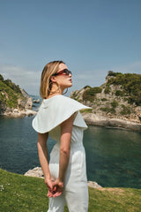 Two's Touch Iana Jumpsuit White