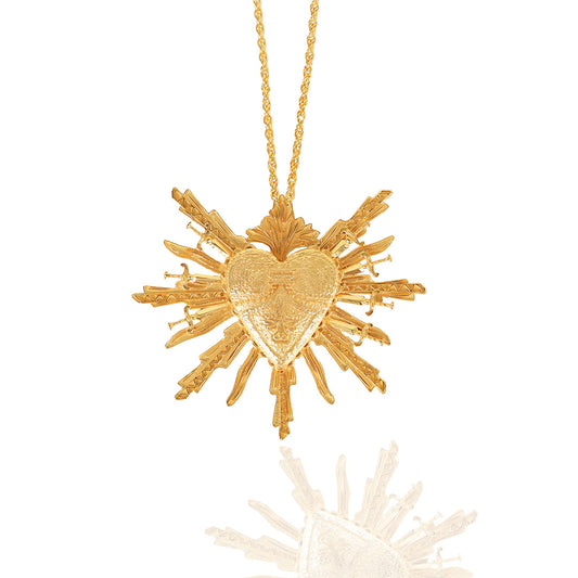 Maison Lygos Ex-Voto Heart Necklace