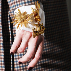 Maison Lygos Ex-Voto Hands Brooch