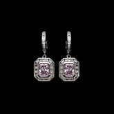 SooSilkyGems PAVE BAGUETTE EARRINGS
