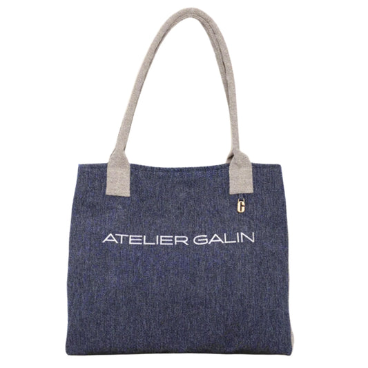 Atelier Galin Vela Tote Bag N°1 - Azure & Dune