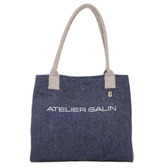 Atelier Galin Vela Tote Bag N°1 - Azure & Dune