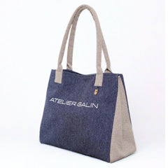Atelier Galin Vela Tote Bag N°1 - Azure & Dune