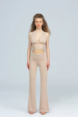 Wear Three Points Beige Terra Trousers