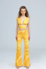 Wear Three Points Orange Hera Trousers