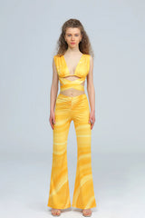 Wear Three Points Orange Hera Trousers