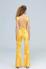 Wear Three Points Orange Hera Trousers