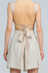 Wear Three Points Beige Terra Laced Bustier